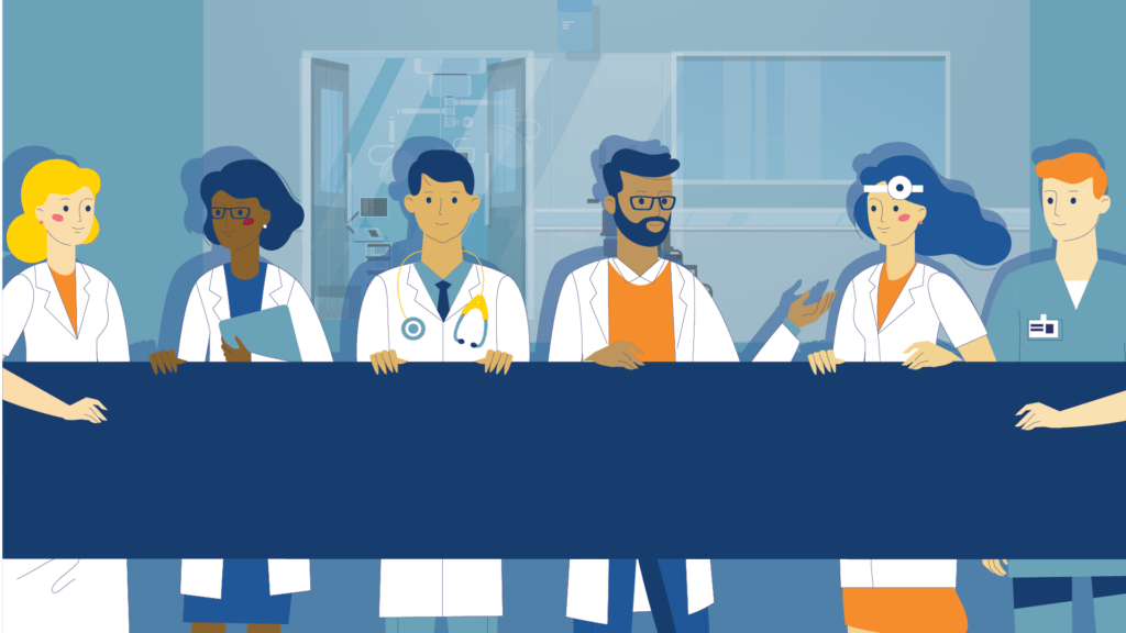 health professionals illustration