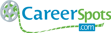 Blue and green careerspots logo