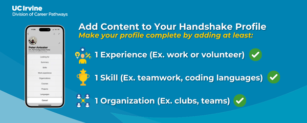 Handshake Profile Updated Student Instruction 600x240