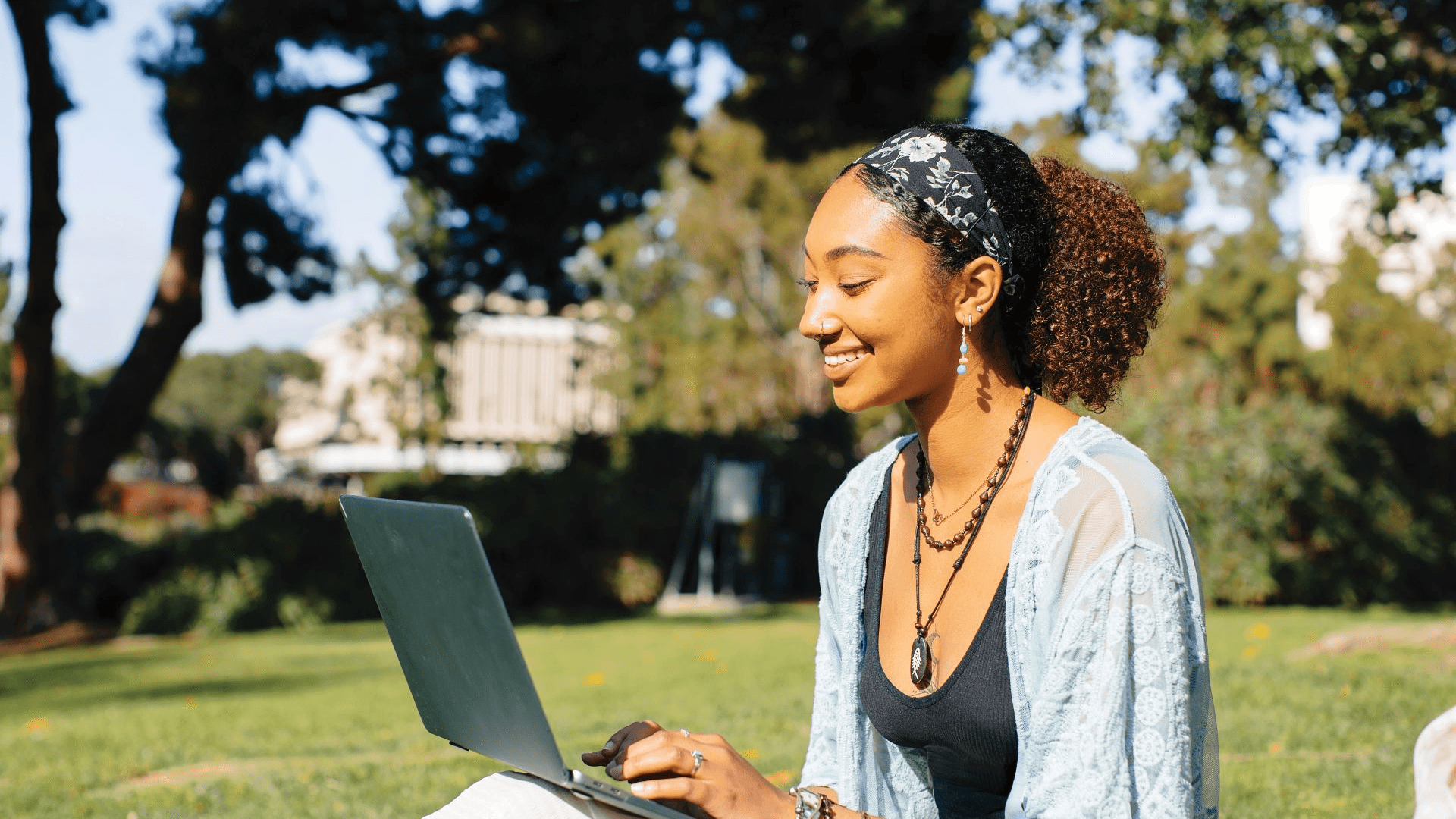 Student With Laptop 1, UC Irvine Division of Career Pathways